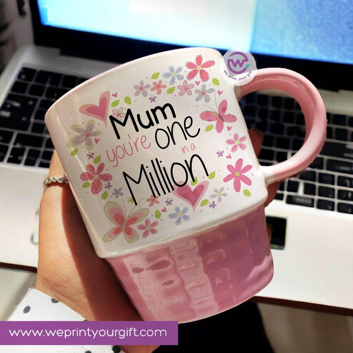 Ribbed Mug -Mother's Day - weprint.yourgift