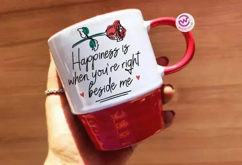 Ribbed Mug - Valentine's Day-love is .... - WE PRINT