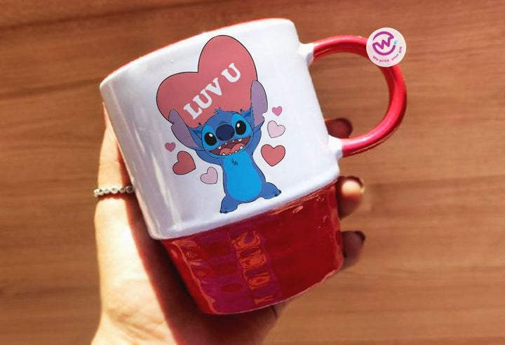 Ribbed Mug - Valentine's Day-love is .... - weprint.yourgift