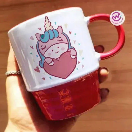 Ribbed Mug - Valentine's Day-love is .... - WE PRINT