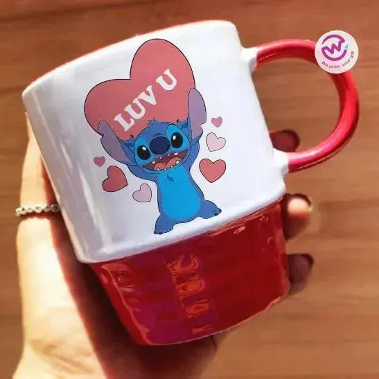 Ribbed Mug - Valentine's Day-love is .... - WE PRINT