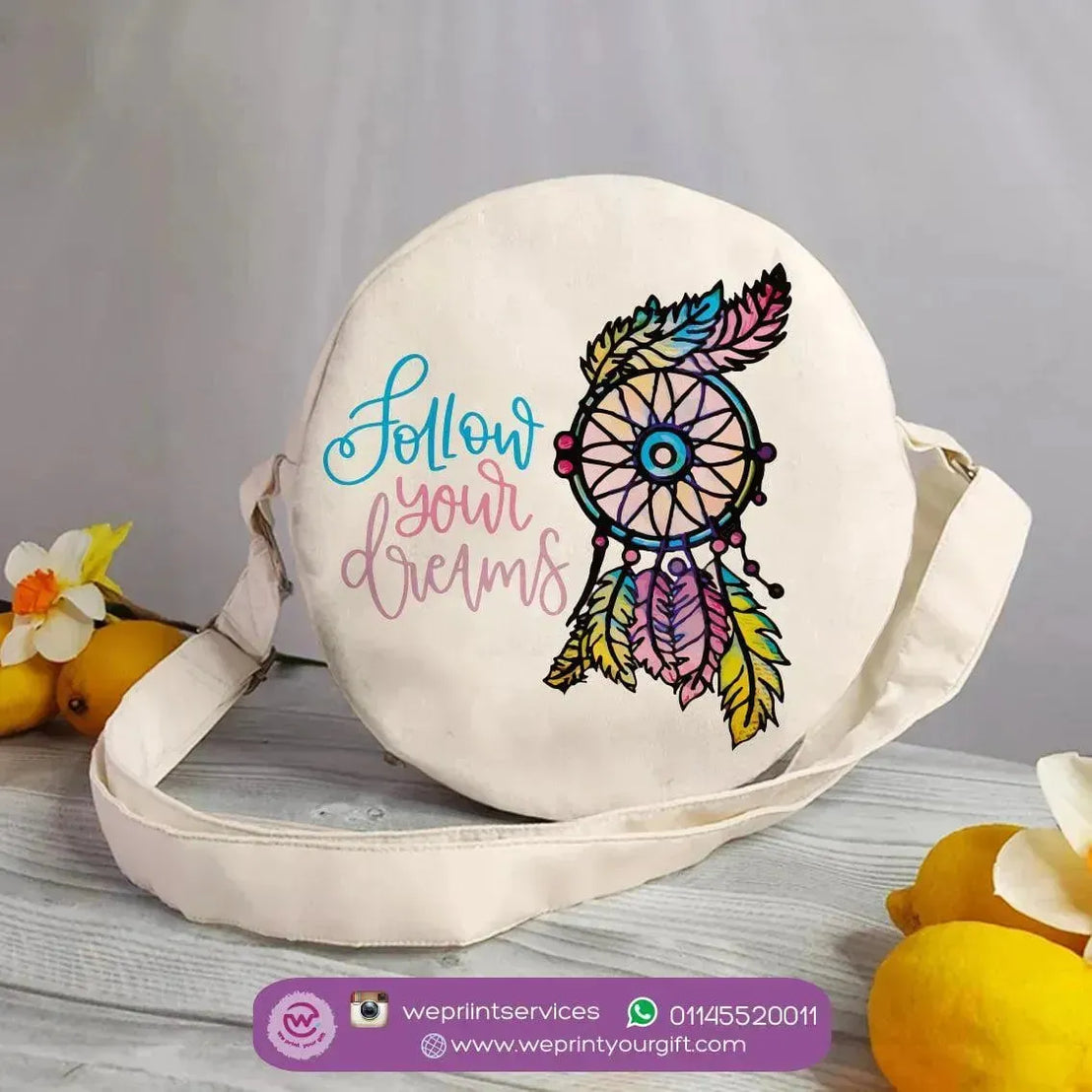 Round Bag - Dream catcher - WE PRINT