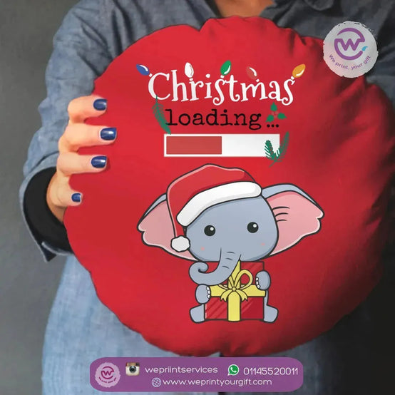 Round Cushion-Christmas Designs - WE PRINT