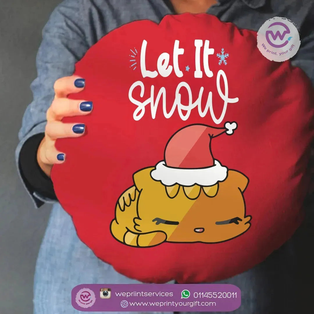 Round Cushion-Christmas Designs - WE PRINT