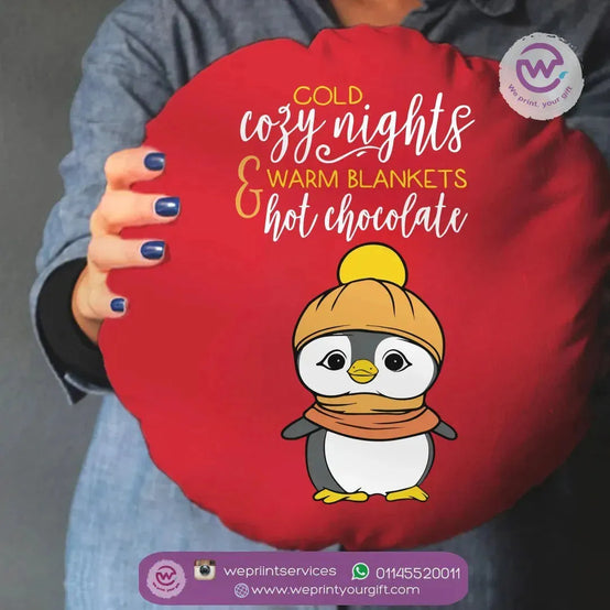 Round Cushion-Christmas Designs - WE PRINT