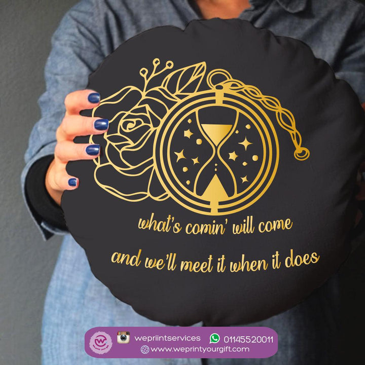 Round Cushion - Cotton Duck-Harry Potter - weprint.yourgift