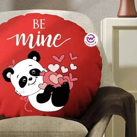 Round Cushion -Panda - WE PRINT