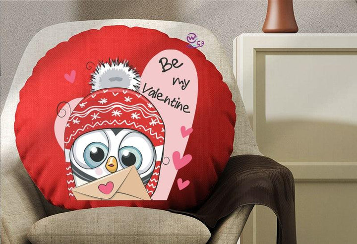 Round Cushion - Valentine's Day-1 - weprint.yourgift
