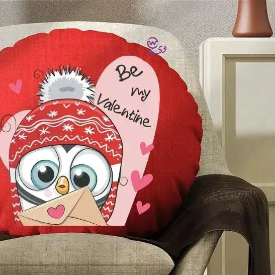 Round Cushion - Valentine's Day-1 - WE PRINT