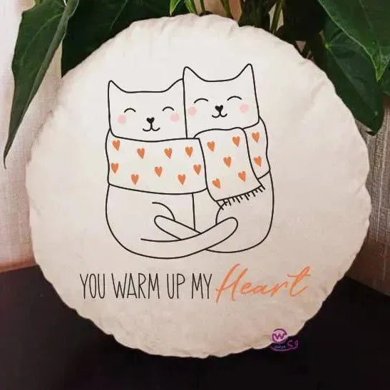 Round Cushion - Valentine's Day-2 - WE PRINT