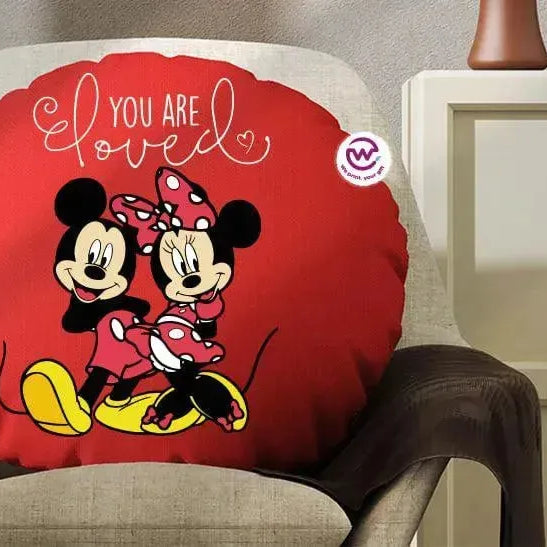 Round Cushion-Valentine - WE PRINT