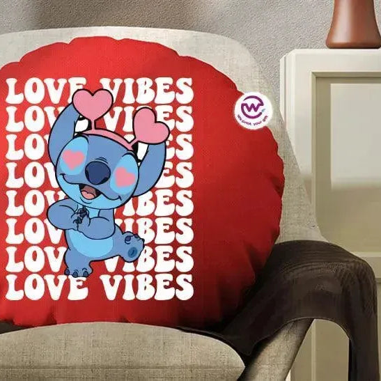 Round Cushion-Valentine - WE PRINT