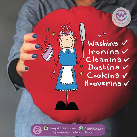 Round Pillow-Mother’s Day - WE PRINT