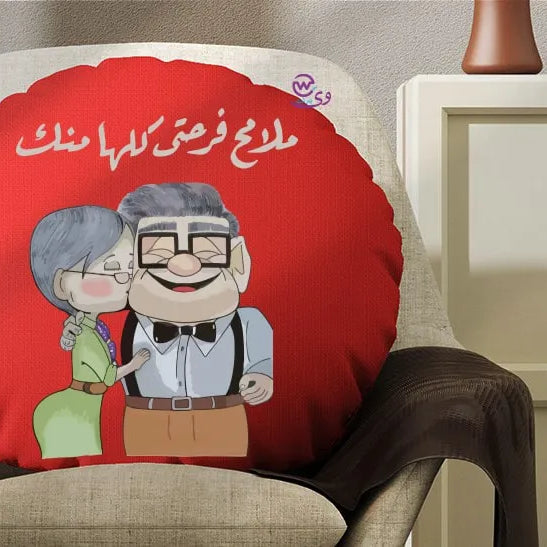 Round Pillow- Valentine’s designs - WE PRINT