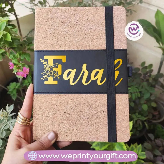 Rubber Band Notebook-Names - WE PRINT