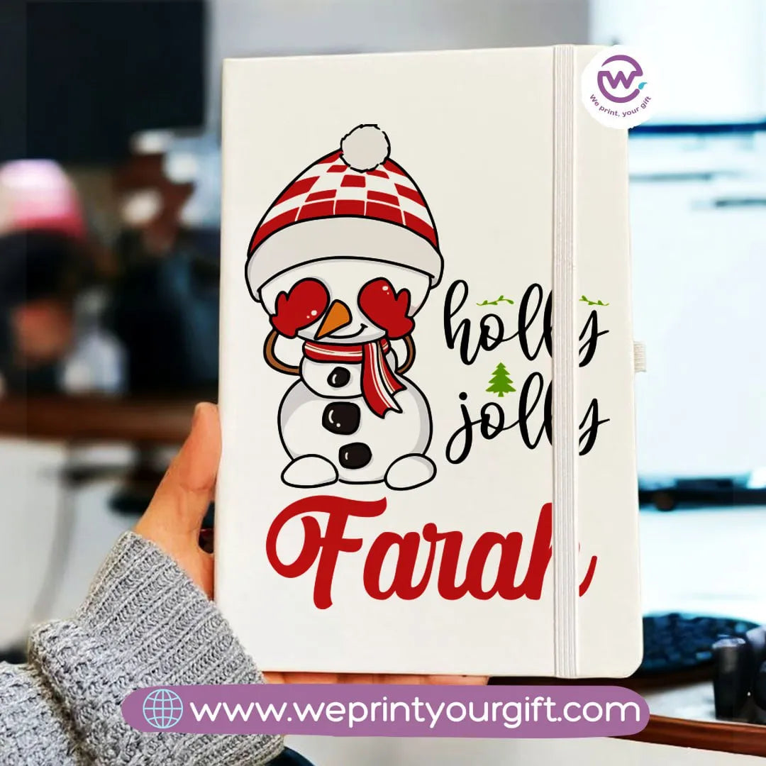 Rubber Notebook-Christmas - WE PRINT