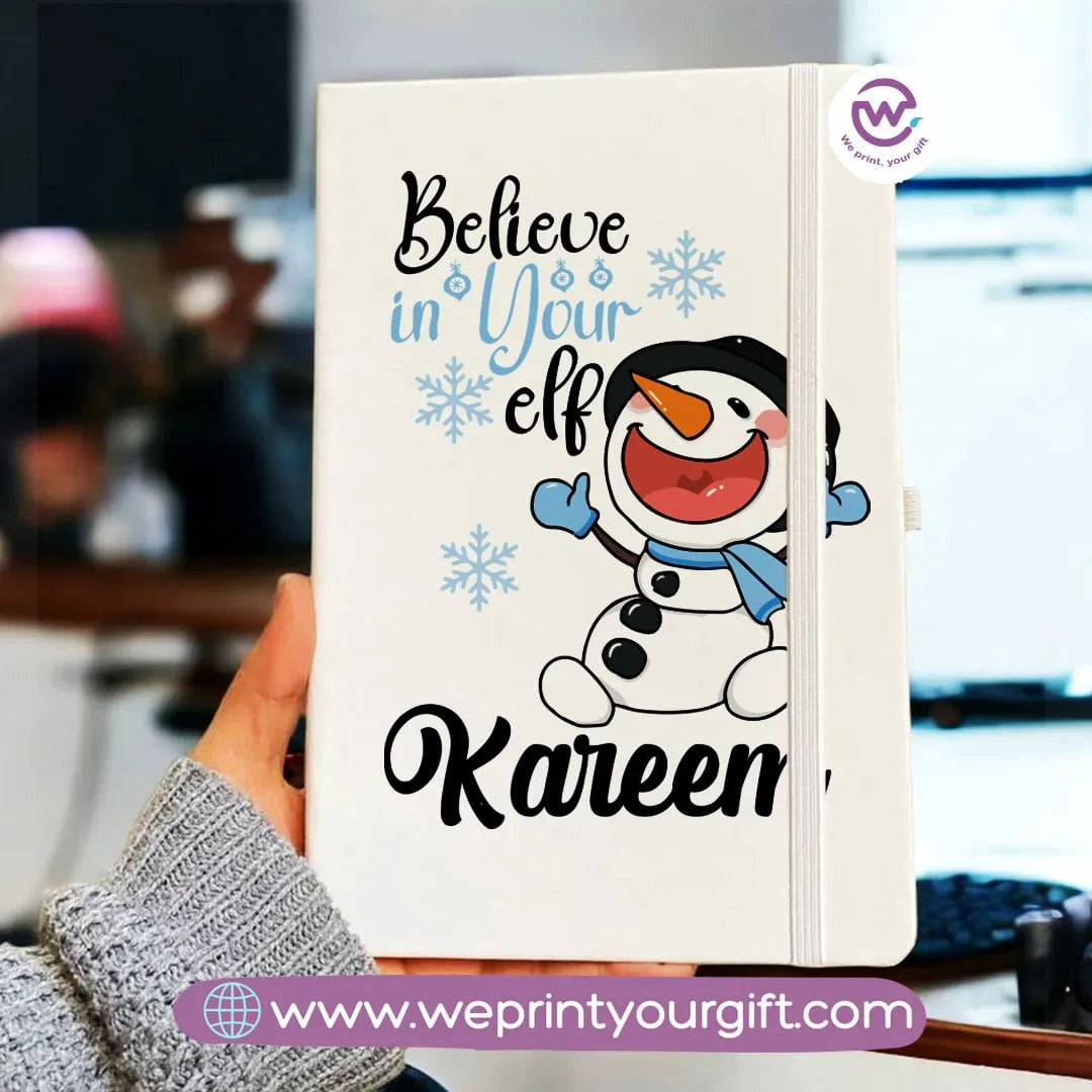 Rubber Notebook-Christmas - WE PRINT