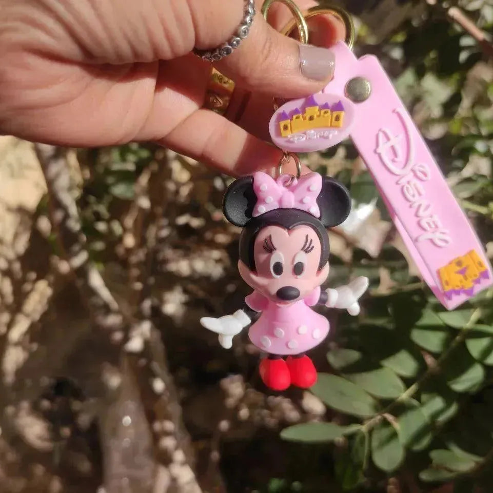 Silicone Keychain-mickey & minnie mouse - WE PRINT