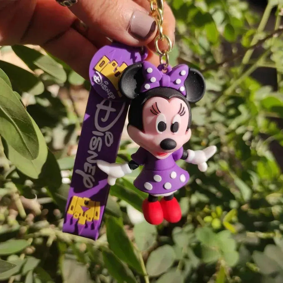 Silicone Keychain-mickey & minnie mouse - WE PRINT
