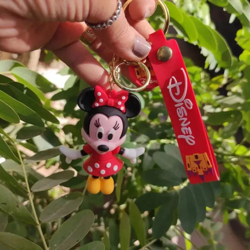 Silicone Keychain-mickey & minnie mouse - WE PRINT