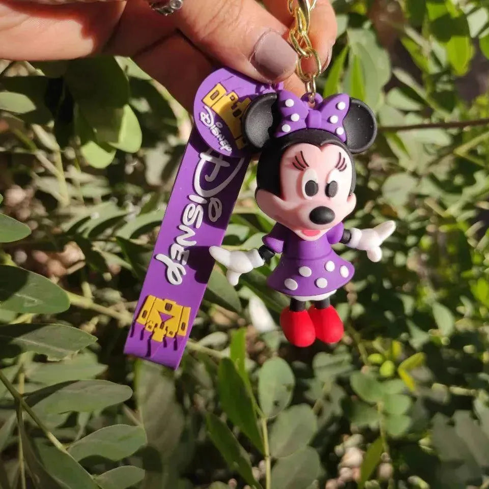 Silicone Keychain-mickey & minnie mouse - WE PRINT