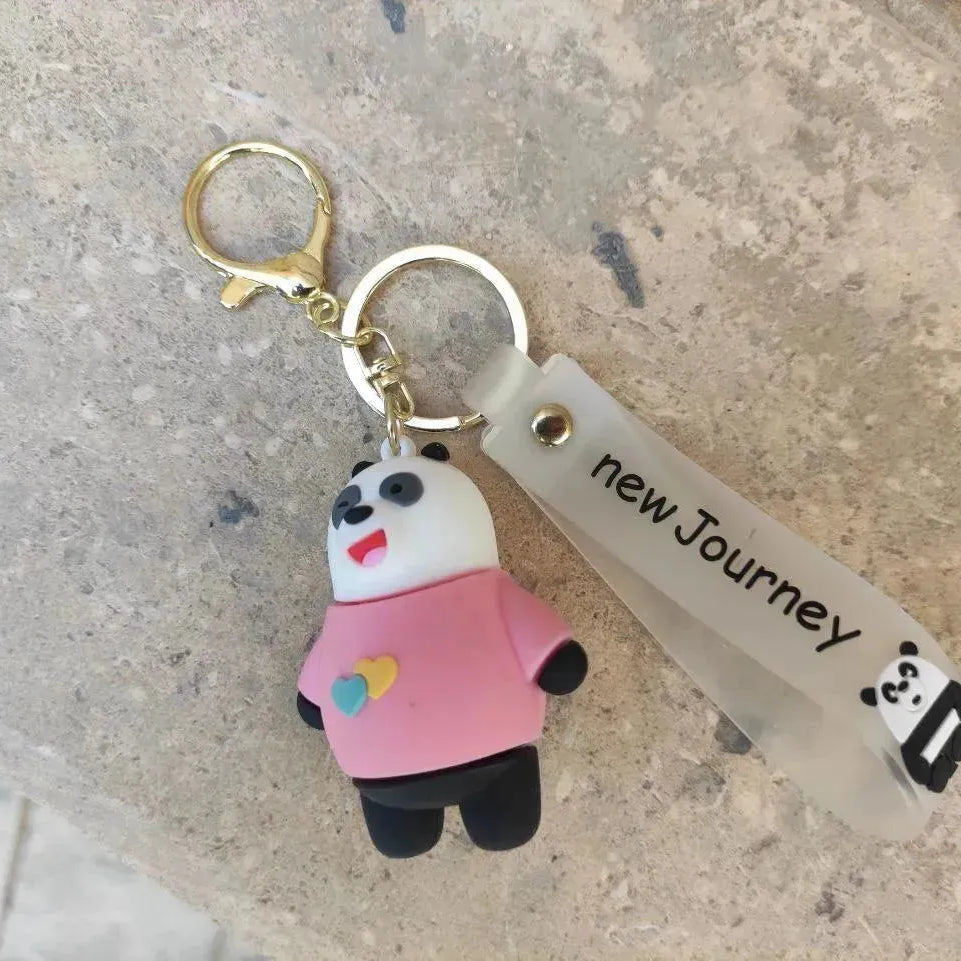Silicone Keychain-Three Bears - WE PRINT