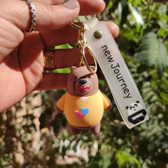 Silicone Keychain-Three Bears - WE PRINT
