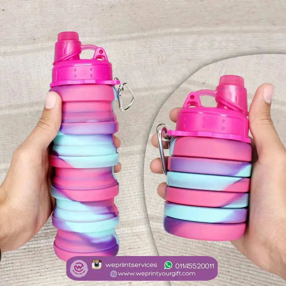 Silicone Water Bottle - WE PRINT
