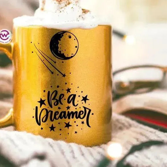 Sparkling mug-Gold-Valentine's Day - WE PRINT