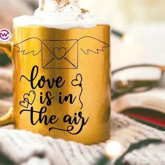 Sparkling mug-Gold-Valentine's Day - WE PRINT