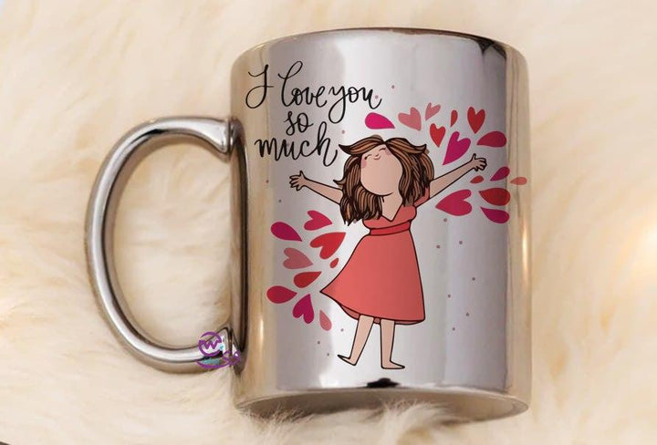 Sparkling mug-Silver -Valentine's Day - weprint.yourgift
