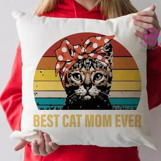 Square Cushion-Cat's - WE PRINT