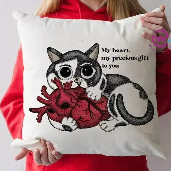 Square Cushion-Cat's - WE PRINT