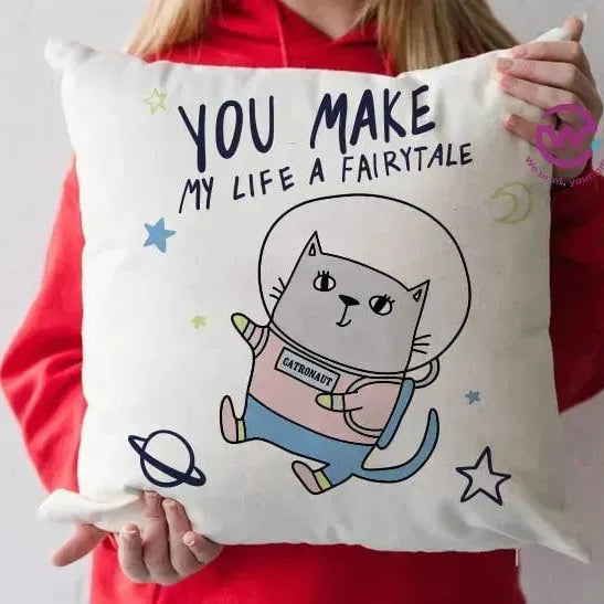 Square Cushion-Cat's - WE PRINT