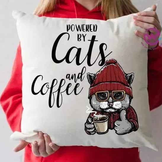 Square Cushion-Cat's - WE PRINT