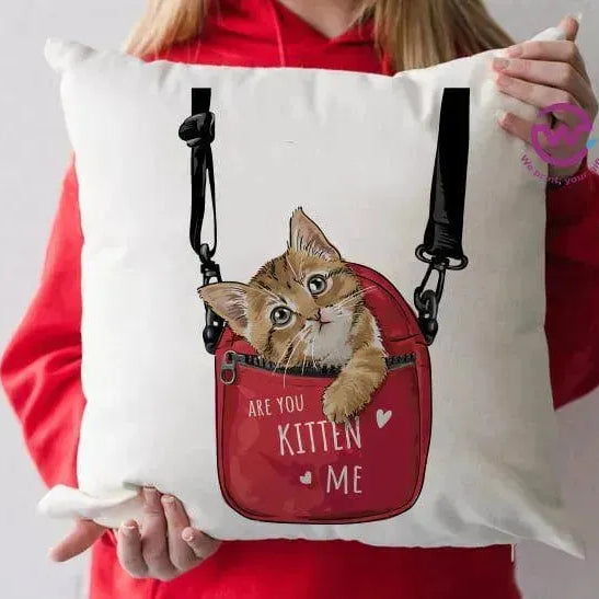 Square Cushion-Cat's - WE PRINT