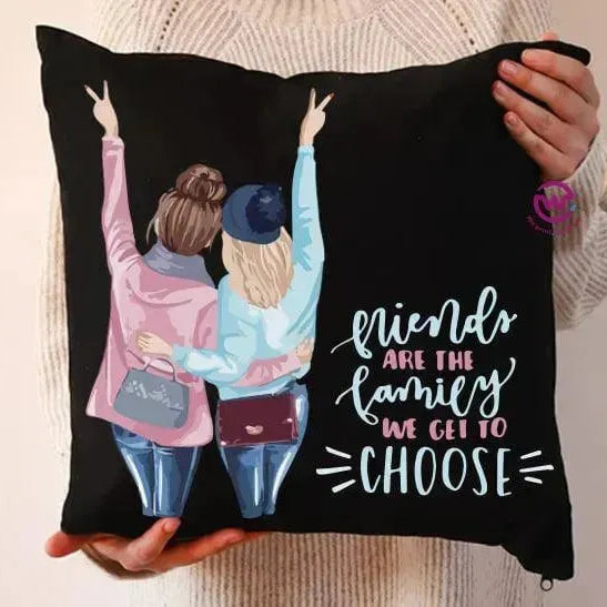 Square Cushion-Friends - WE PRINT