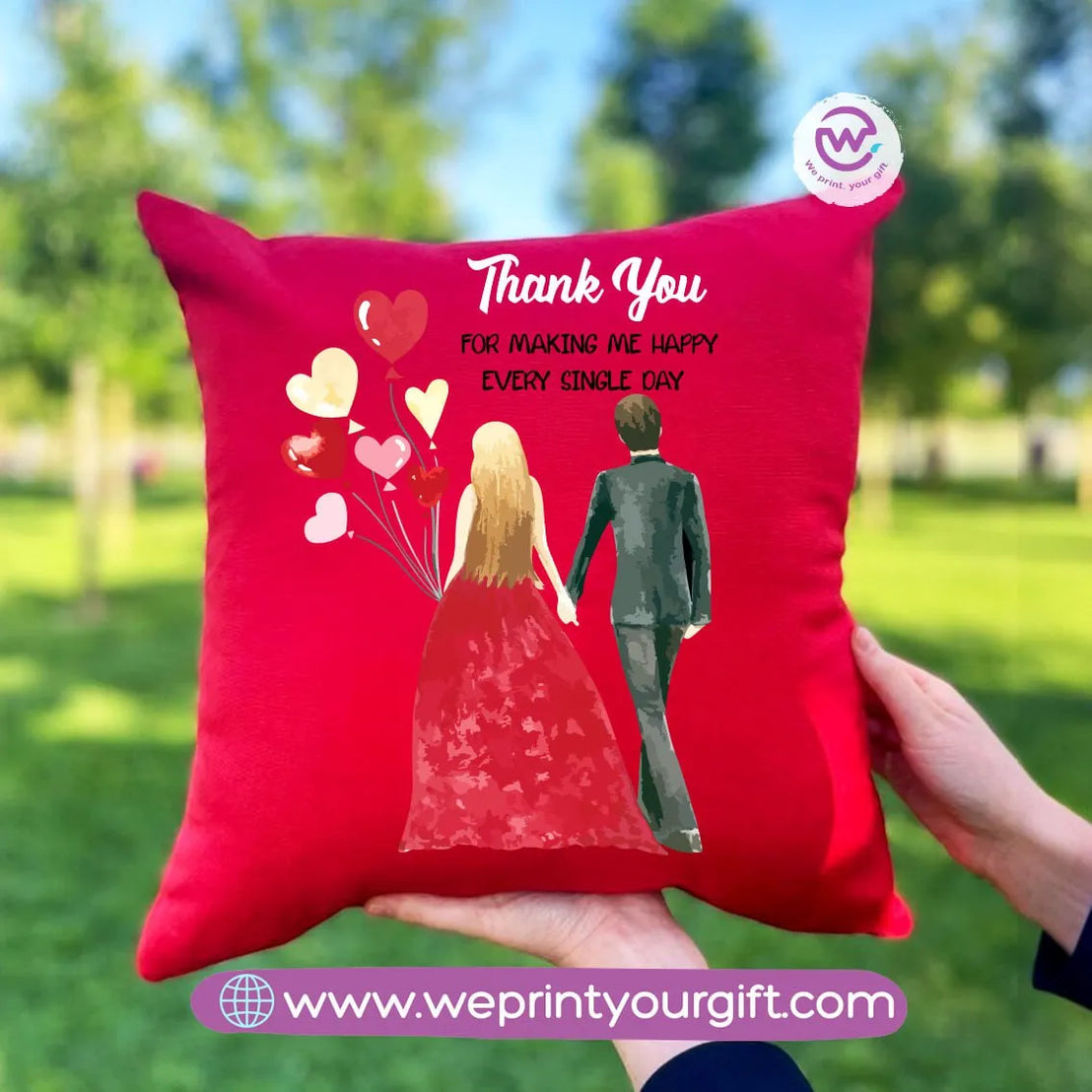 Square Cushion - Love quotes - WE PRINT