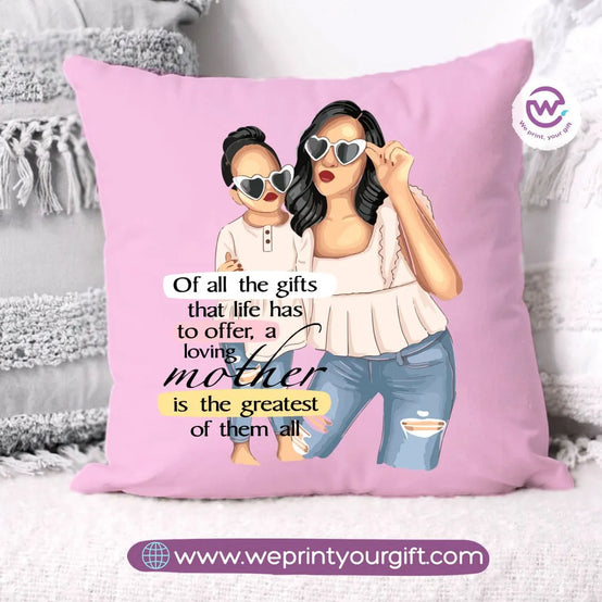 Square Cushion-Mom - WE PRINT
