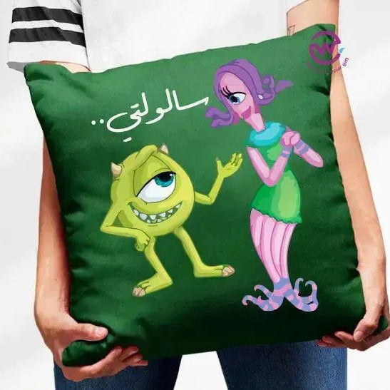 Square Cushion-Monsters, Inc. - WE PRINT