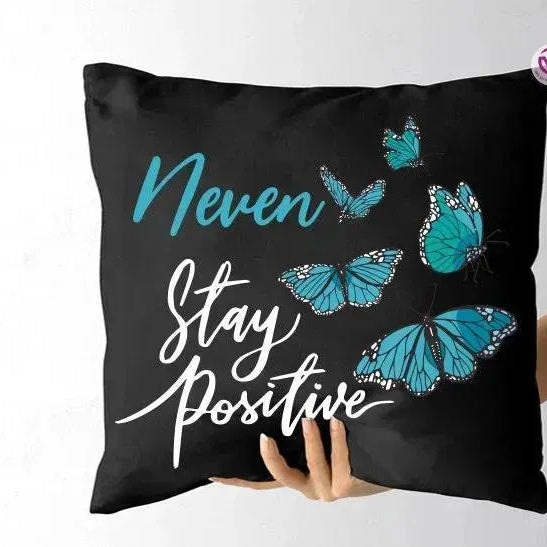 Square Cushion- Motivational Quotes - WE PRINT