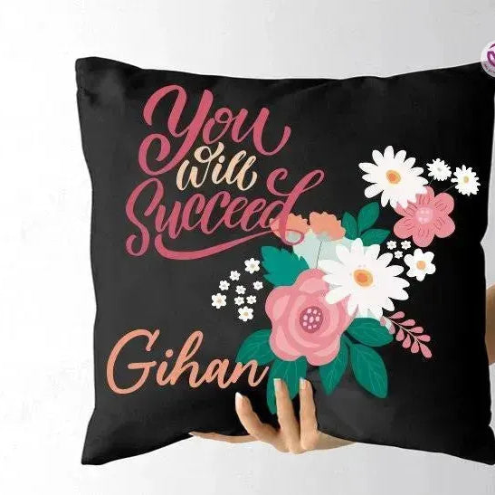 Square Cushion- Motivational Quotes - WE PRINT