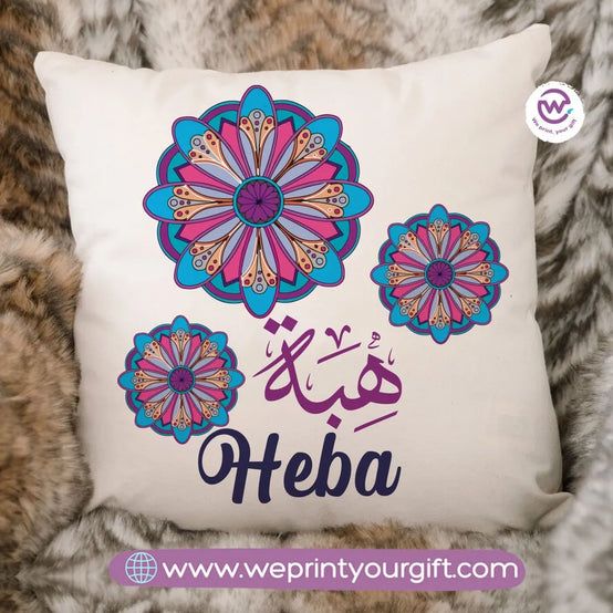 Square Cushion -Names - WE PRINT