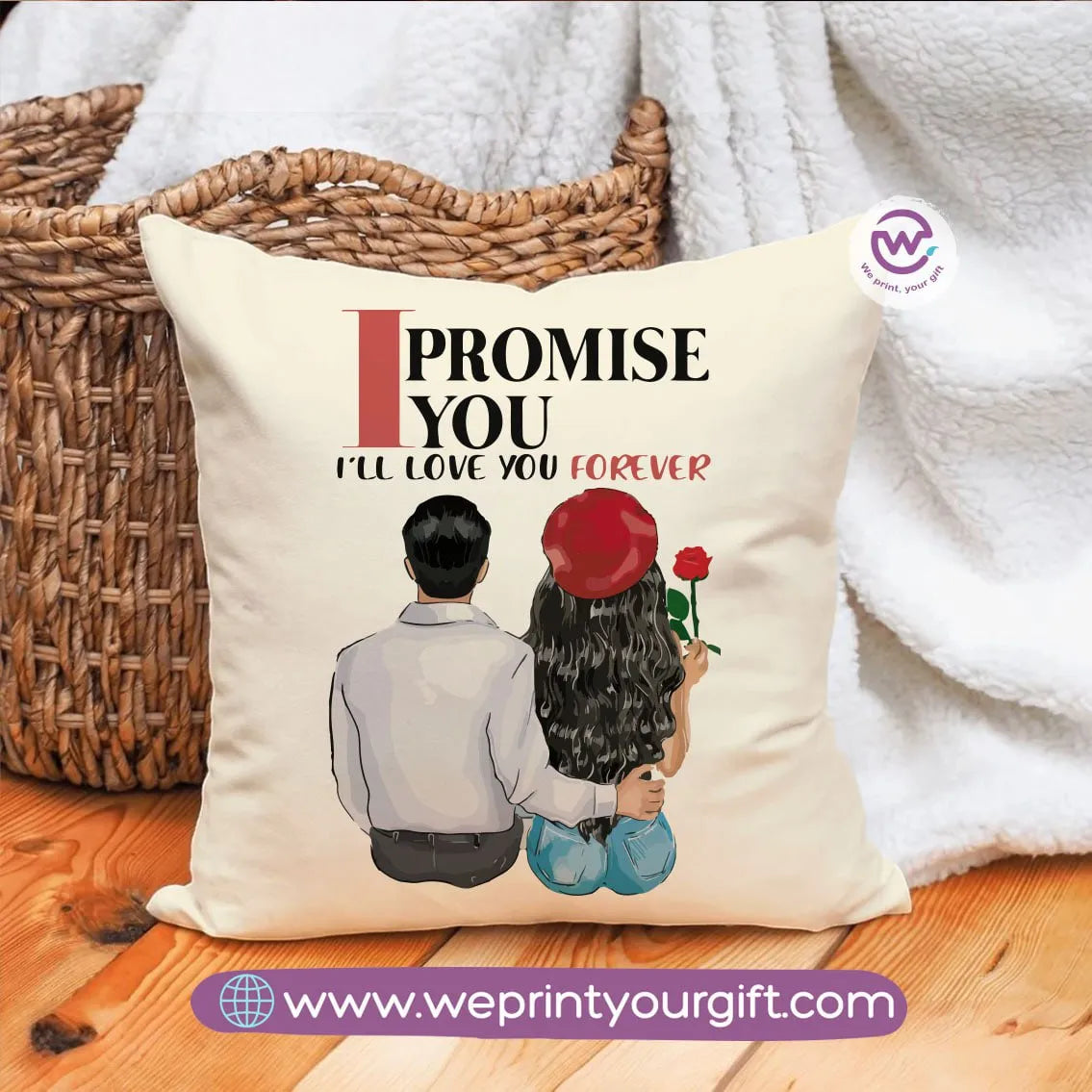 Square Cushion- Valentine designs - WE PRINT