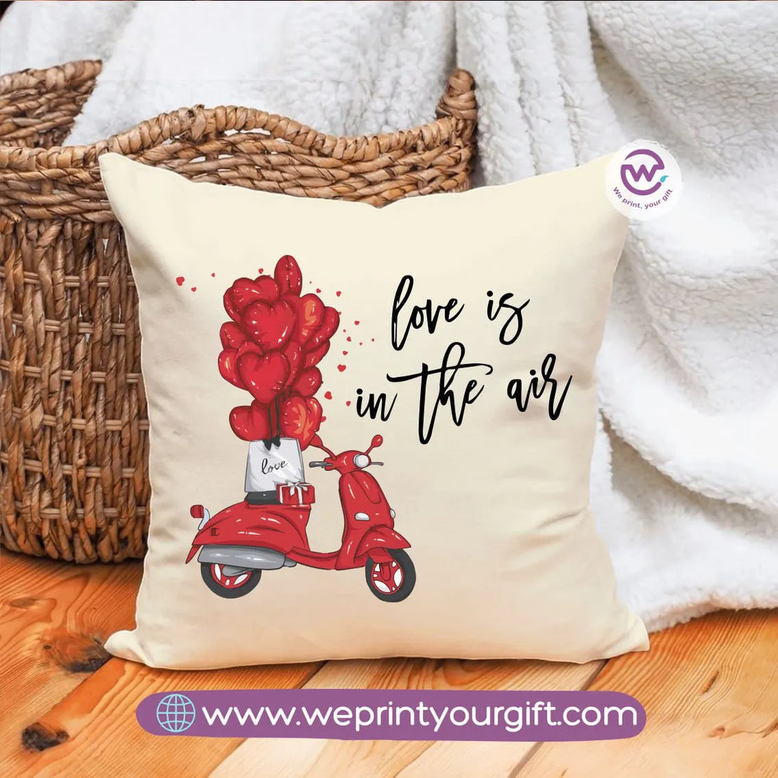 Square Cushion- Valentine designs - WE PRINT