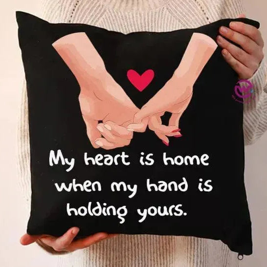 Square Cushion-Valentine's Day - WE PRINT