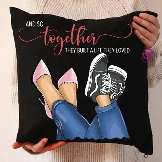Square Cushion-Valentine's Day - WE PRINT