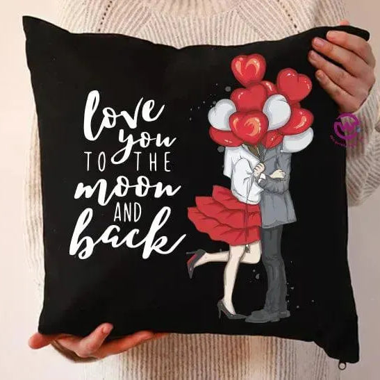 Square Cushion-Valentine's Day - WE PRINT