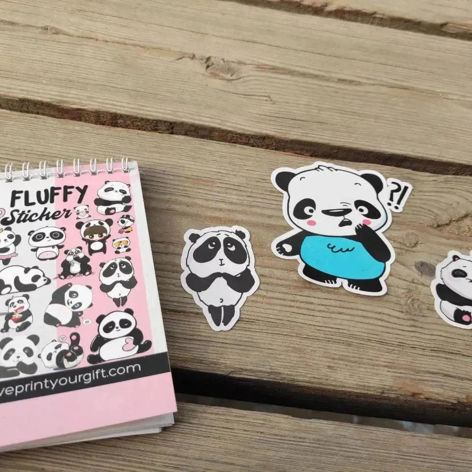 Sticker- Book- Panda - WE PRINT