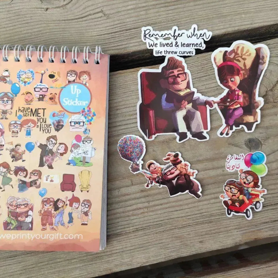Sticker- Book- UP - WE PRINT